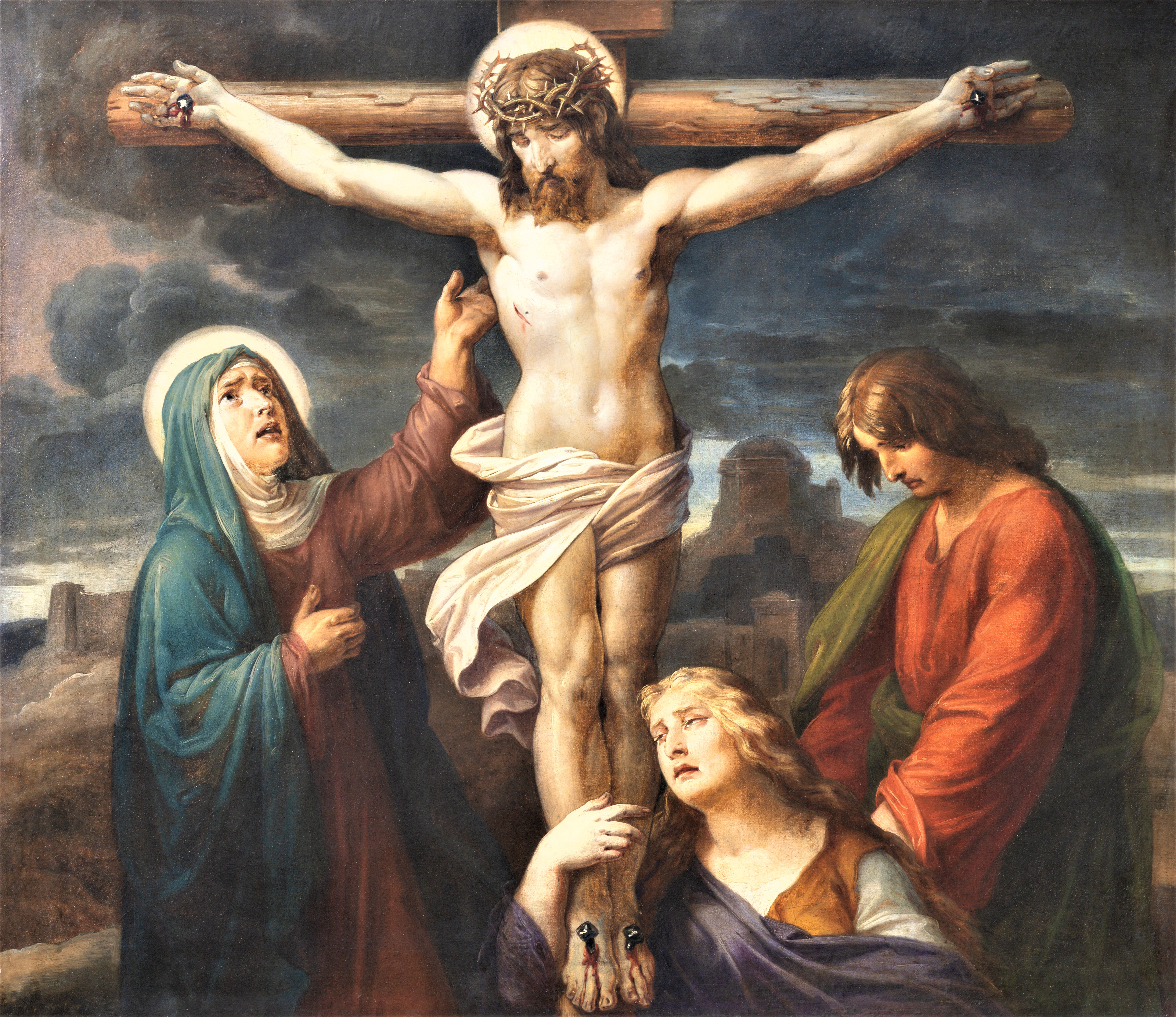 Vienna,,Austira,-,October,22,,2020:,The,Painting,Of,Crucifixion